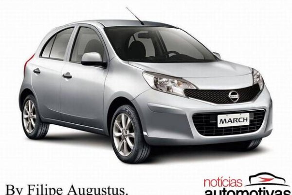 NISSAN MARCH 2014 GANHA VISUAL RENOVADO EM PROJEÇÃO VIRTUAL