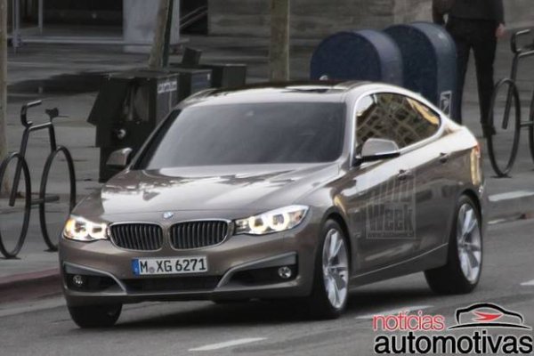 BMW Série 3 GT é vista por inteiro durante filmagens