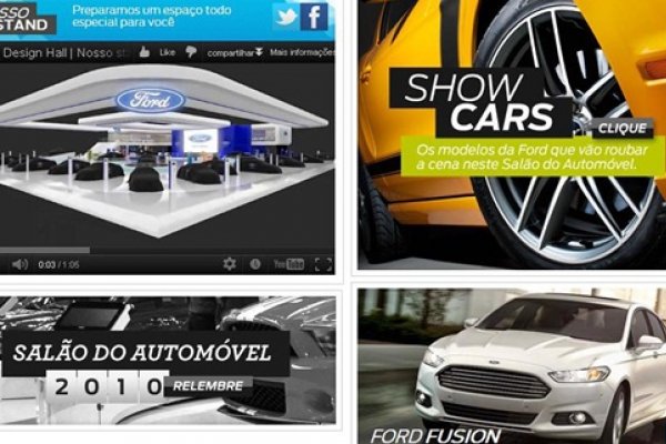 Ford promove passeio virtual pelo estande do salão