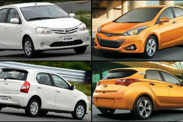 TOYOTA ETIOS E HYUNDAI HB: DUELO ANUNCIADO