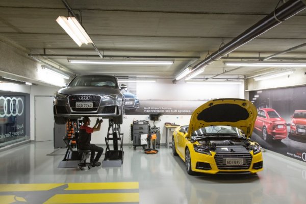 AUDI ESTREIA SERVIÇO DE REVISÃO E REPAROS NO AEROPORTO DE CONGONHAS