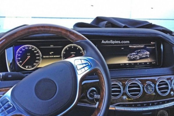Mercedes-Benz Classe S 2014 tem imagens internas flagradas
