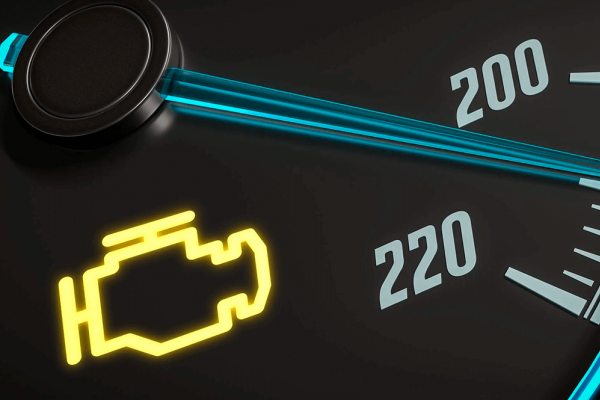 Luz da injeção acesa pode indicar combustível batizado.