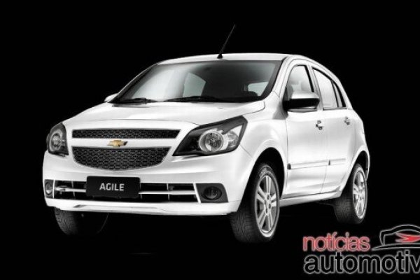 Agile 2013 ganha faróis com máscara negra e parte de R$ 36.390