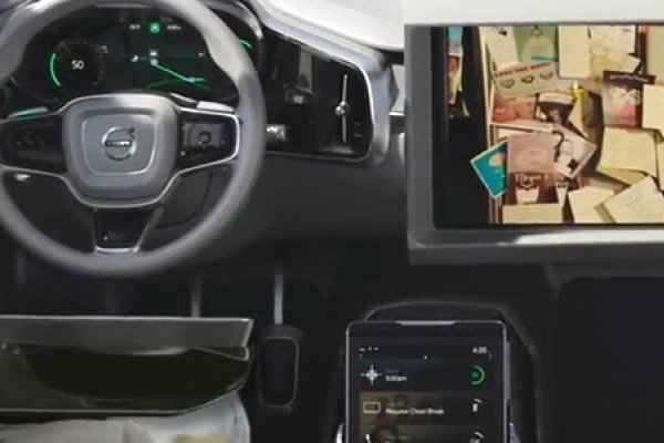 VOLVO CRIA TELA GIGANTE EM CARRO AUTÔNOMO PARA MOTORISTA VER NETFLIX