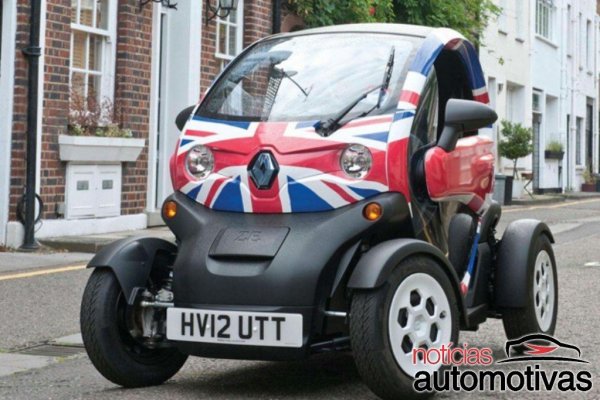 Renault Twizy veste roupas britânicas para fazer mais sucesso