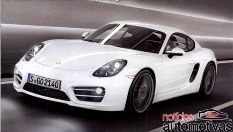 Porsche Cayman 2013 tem primeira imagem oficial vazada