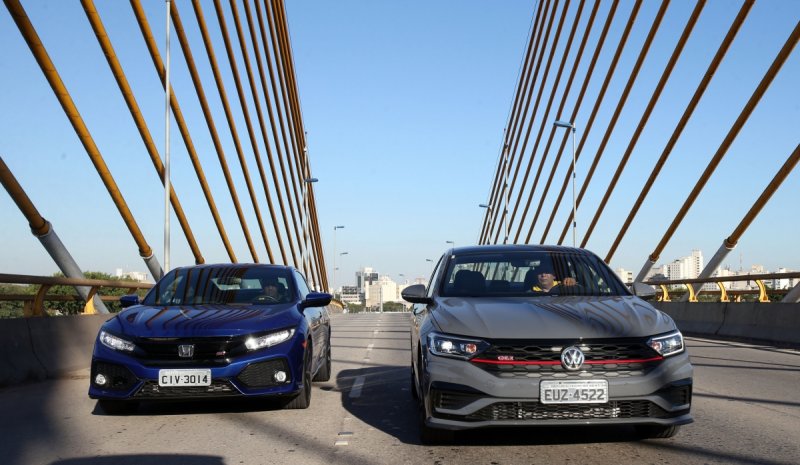 Hairton Ponciano: 12.06.2019 - 6:00 Jetta GLI e Civic Si partem para a briga