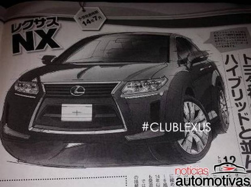 LEXUS NX PODE SER O PRIMEIRO CROSSOVER COMPACTO DA MARCA