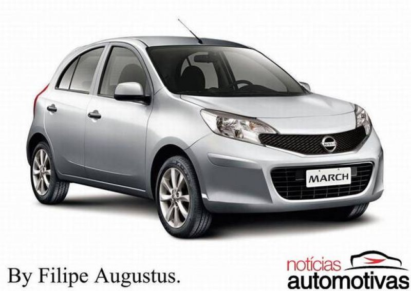 NISSAN MARCH 2014 GANHA VISUAL RENOVADO EM PROJEÇÃO VIRTUAL