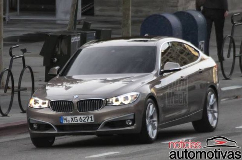 BMW Série 3 GT é vista por inteiro durante filmagens