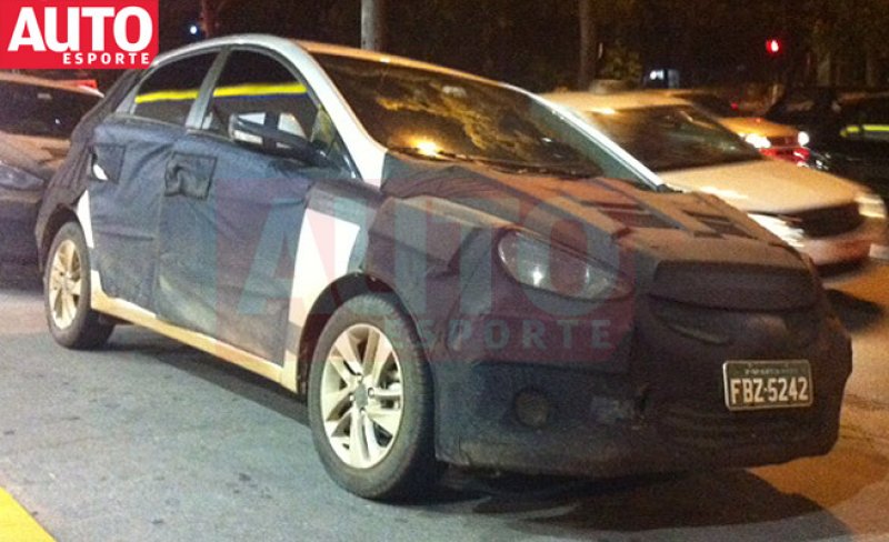 Novo compacto da Hyundai roda em SP