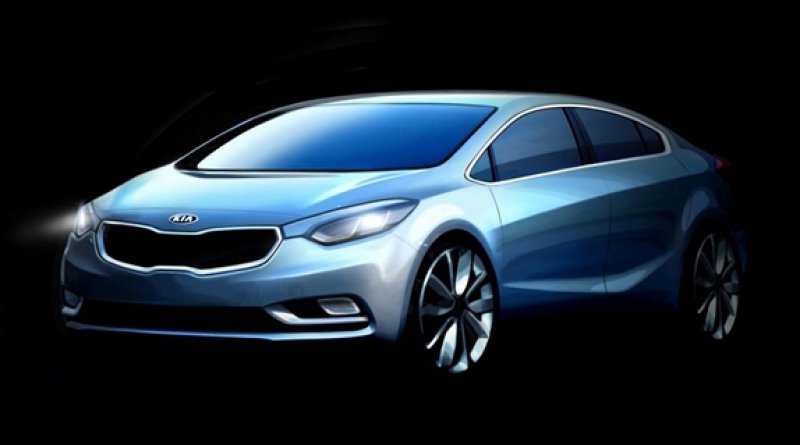 Kia divulga imagens do Cerato com novo visual