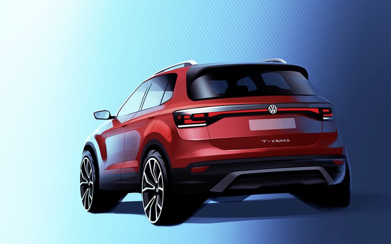 Volkswagen revela imagem do SUV T-Cross, que será produzido no Brasil