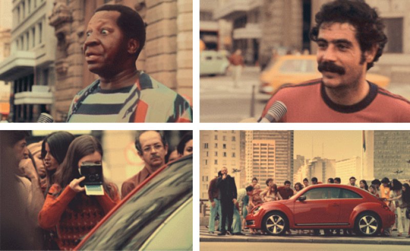 VOLKSWAGEN LANÇA CAMPANHA DO NOVO FUSCA EM VIAGEM AO PASSADO