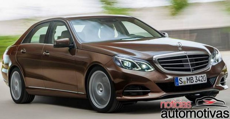 Mercedes Classe E 2014 tem primeiras imagens vazadas