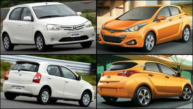 TOYOTA ETIOS E HYUNDAI HB: DUELO ANUNCIADO