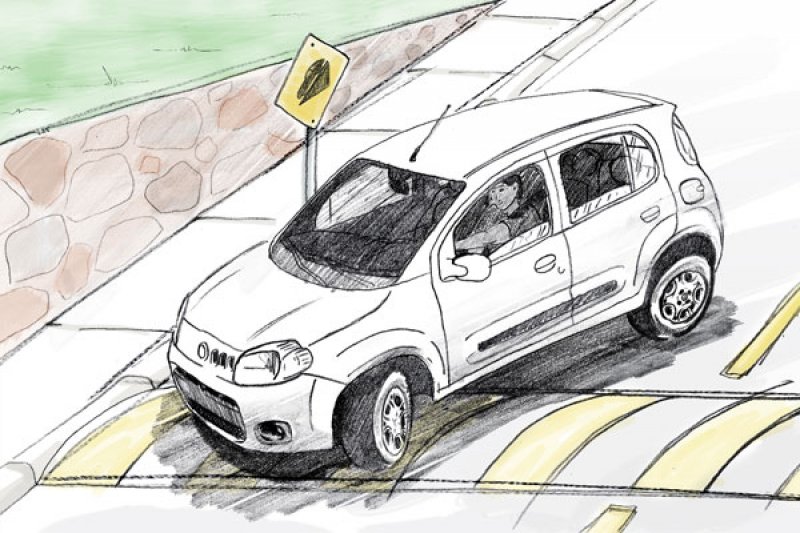 PASSAR EM LOMBADAS E VALETAS NA DIAGONAL PREJUDICA A SUSPENSÃO