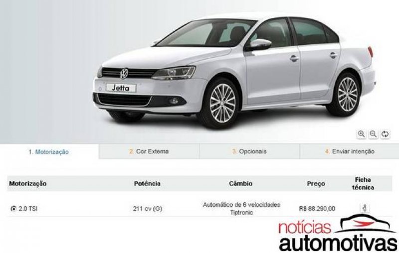 VOLKSWAGEN JETTA TSI JÁ APARECE NO BRASIL COM 211 CV