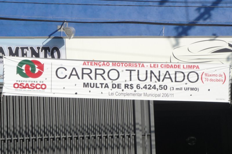 Contra barulho, Prefeitura de Osasco cria lei para multar carros tunados