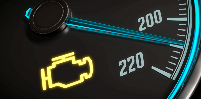 Luz da injeção acesa pode indicar combustível batizado.