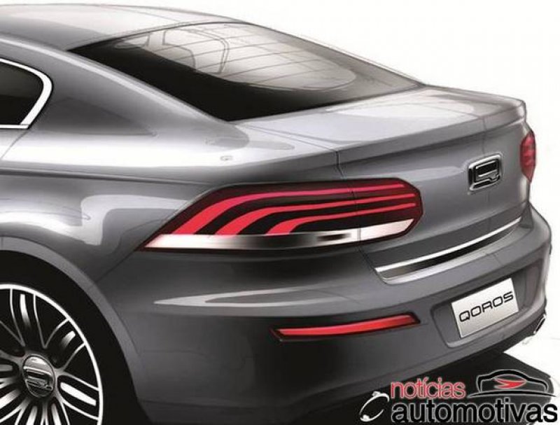 Qoros GQ3 tem imagens reveladas através de teaser