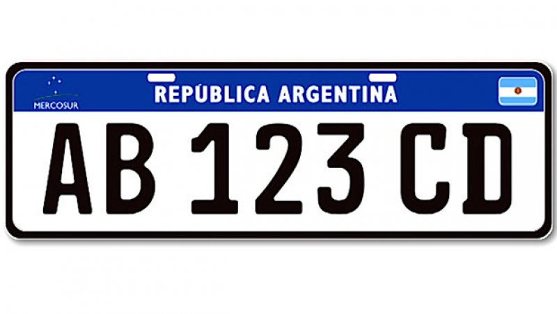 MERCOSUL APRESENTA FORMATO DAS NOVAS PLACAS AUTOMOTIVAS